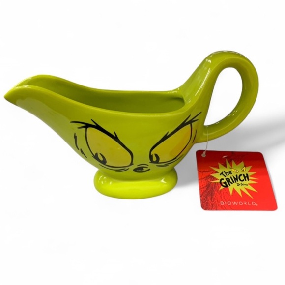 Bioworld Other - The Grinch hand painted Green Gravy Boat! NWT ADORABLE